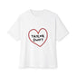 Heartbeats & Midnights Unisex Oversized Boxy Tee Printify