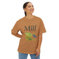 Unisex Oversized Tee – Snazzy Funny Milf Edition Printify