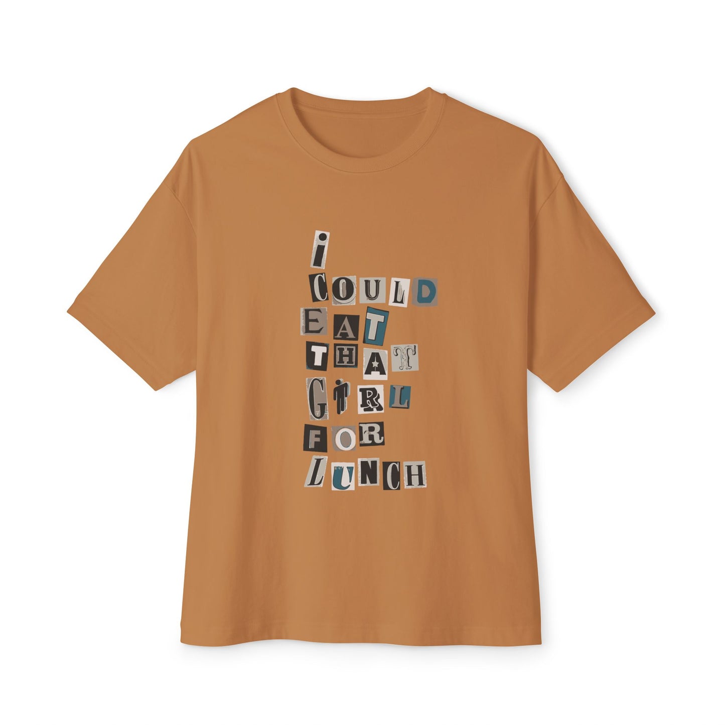 Billie Eilish Inspired Oversized T-Shirt – Mixed Message Collage Edition Printify
