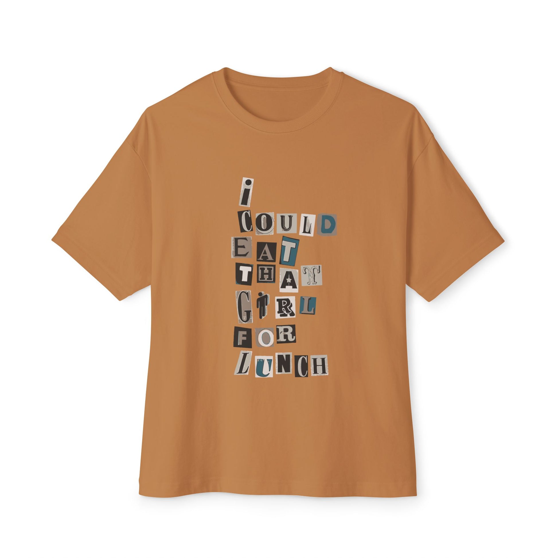 Billie Eilish Inspired Oversized T-Shirt – Mixed Message Collage Edition Printify