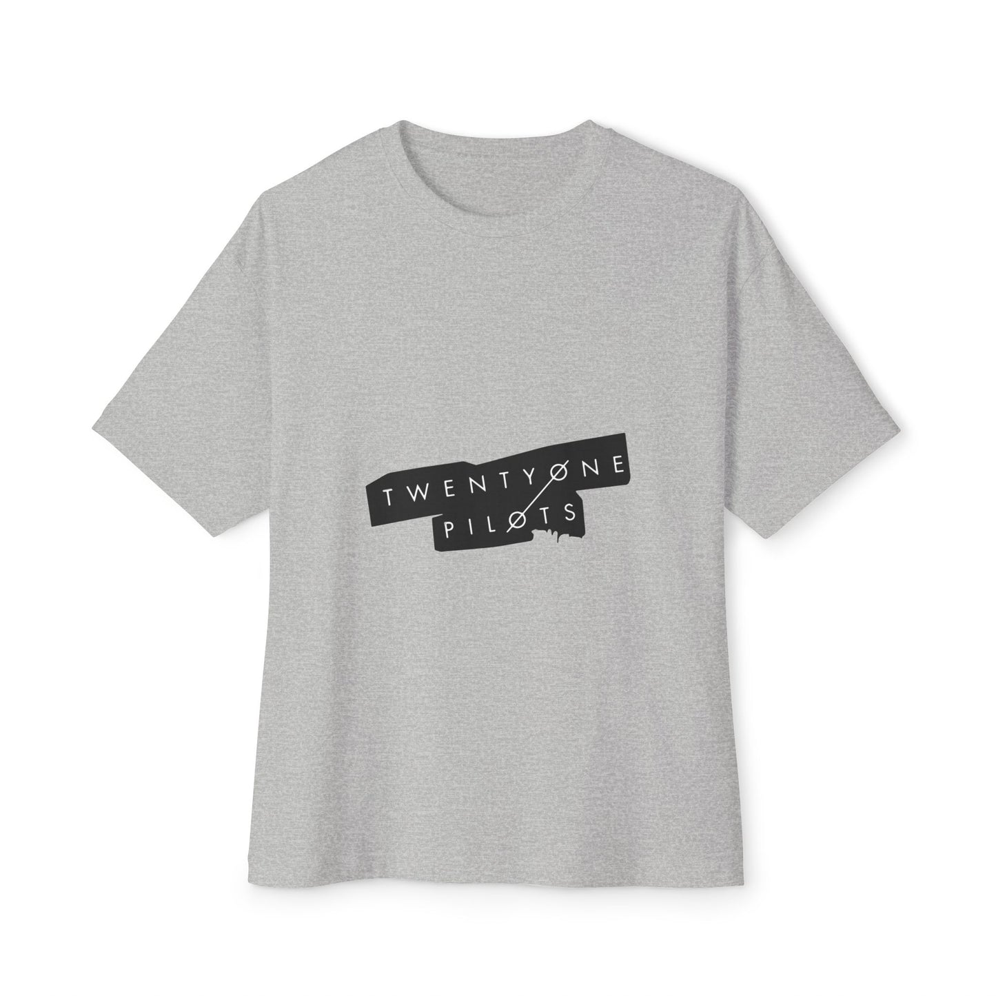 Tilted Echo Unisex Oversized Boxy Tee - snazzymerch