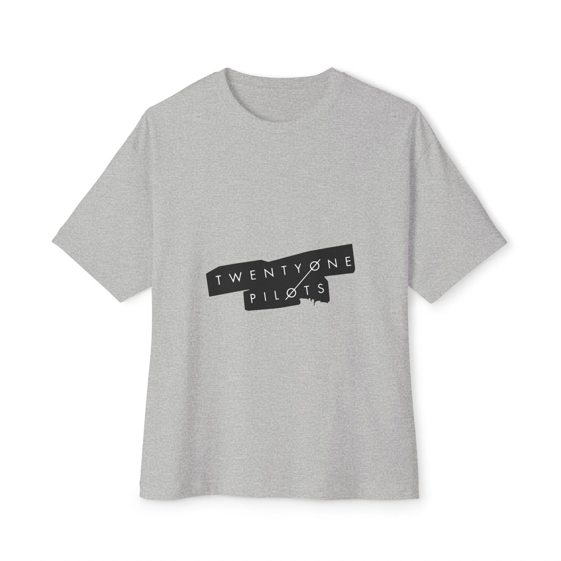 Tilted Echo Unisex Oversized Boxy Tee - snazzymerch