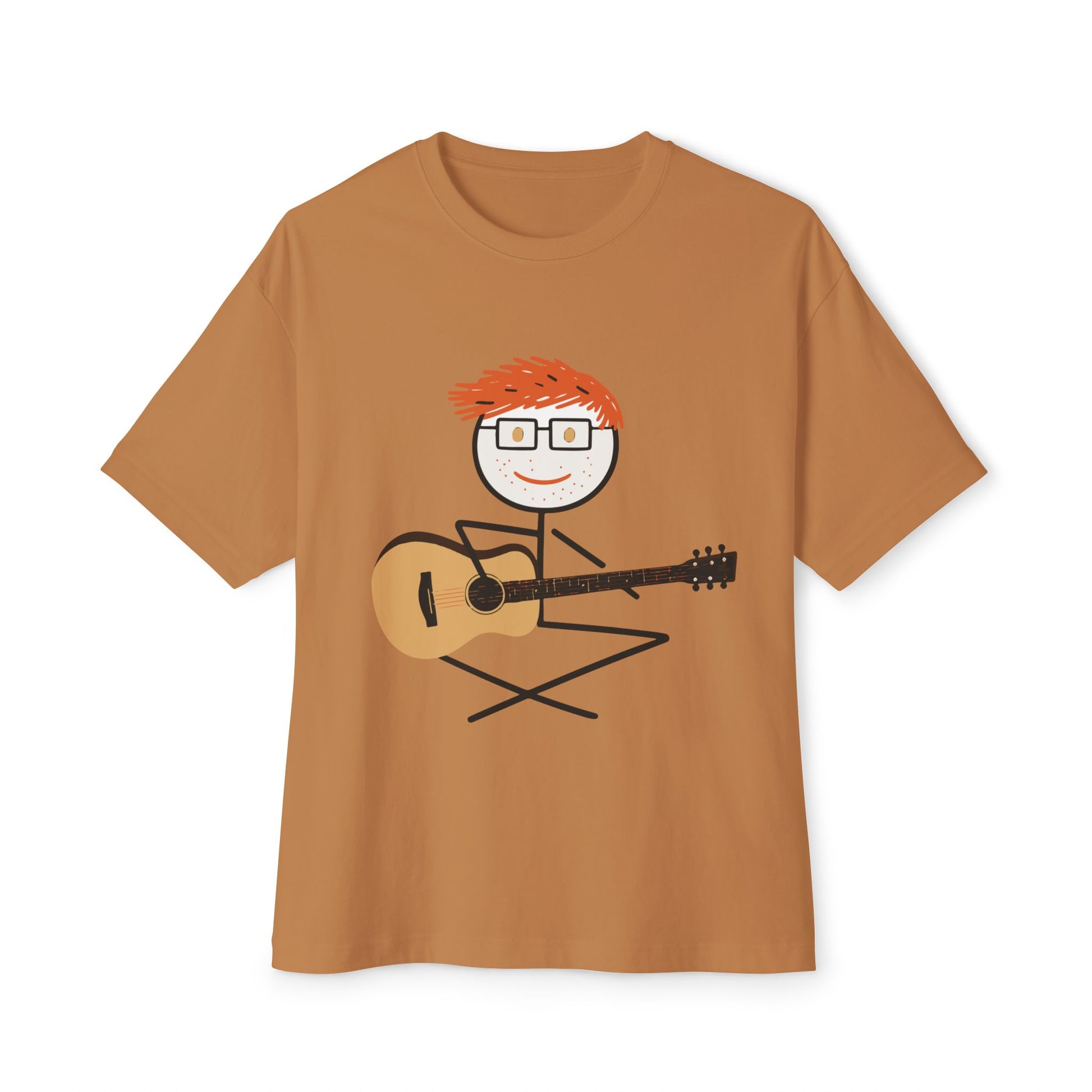 Ed Sheeran Guitar Boxy Tee | Oversized Fit