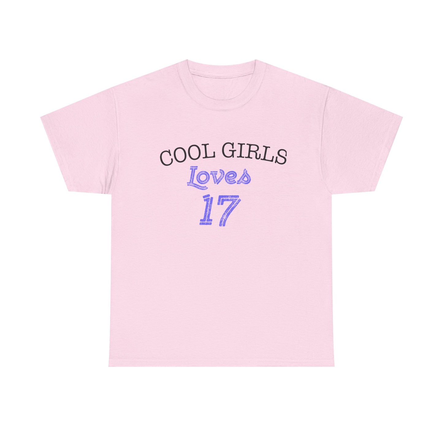 Love for 17 Graphic Unisex Heavy Cotton Tee - snazzymerch