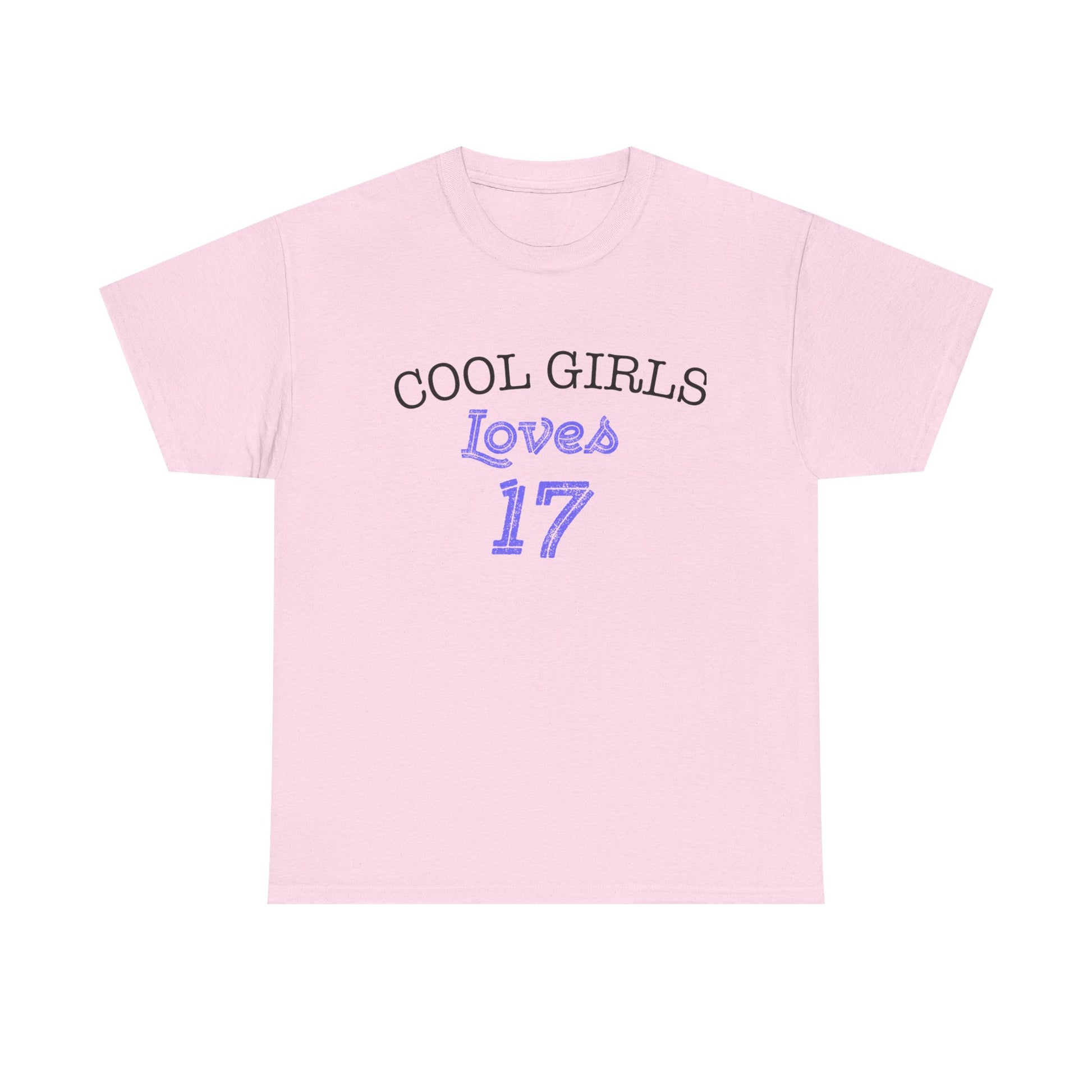 Love for 17 Graphic Unisex Heavy Cotton Tee - snazzymerch