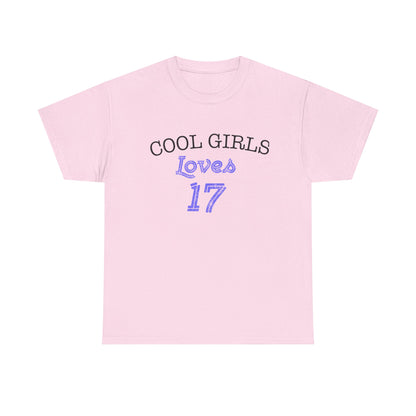 Love for 17 Graphic Unisex Heavy Cotton Tee - snazzymerch