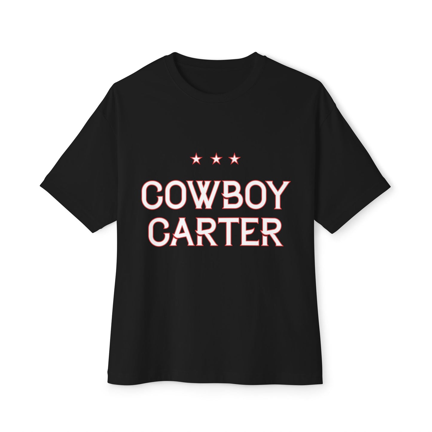 Western Cowboy Unisex Oversized Boxy Tee - snazzymerch