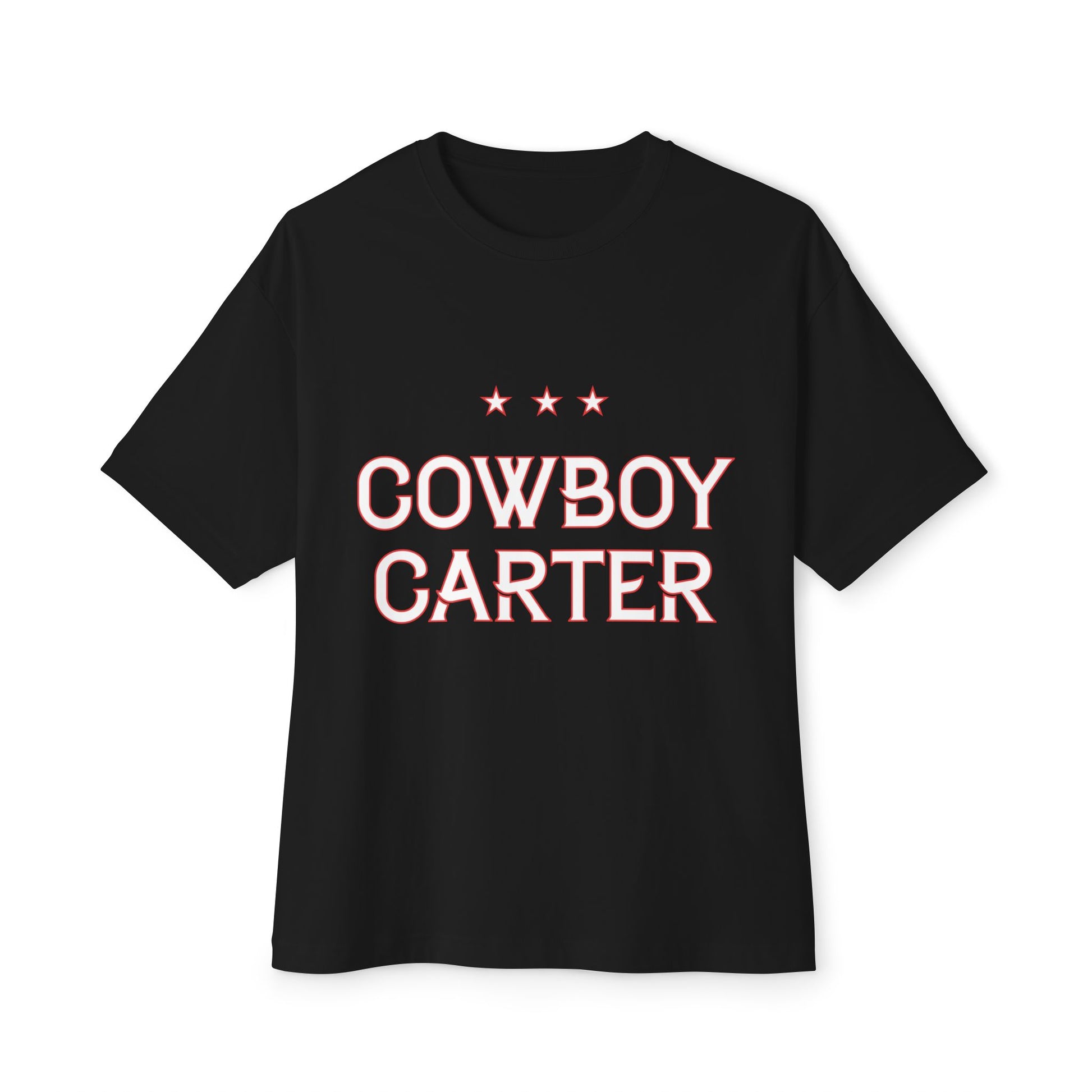 Western Cowboy Unisex Oversized Boxy Tee - snazzymerch