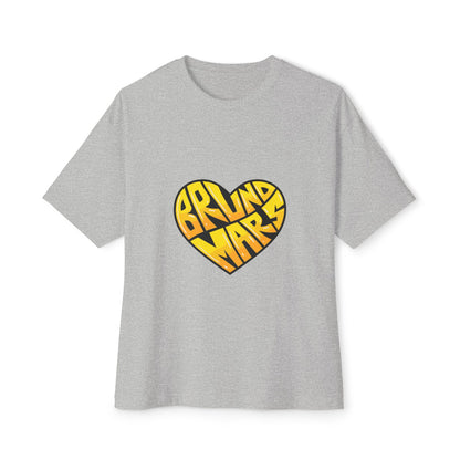 Loud Love Retro Heart Unisex Oversized Boxy Tee Printify