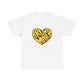 Loud Love Retro Heart Unisex Heavy cotton Tee Printify