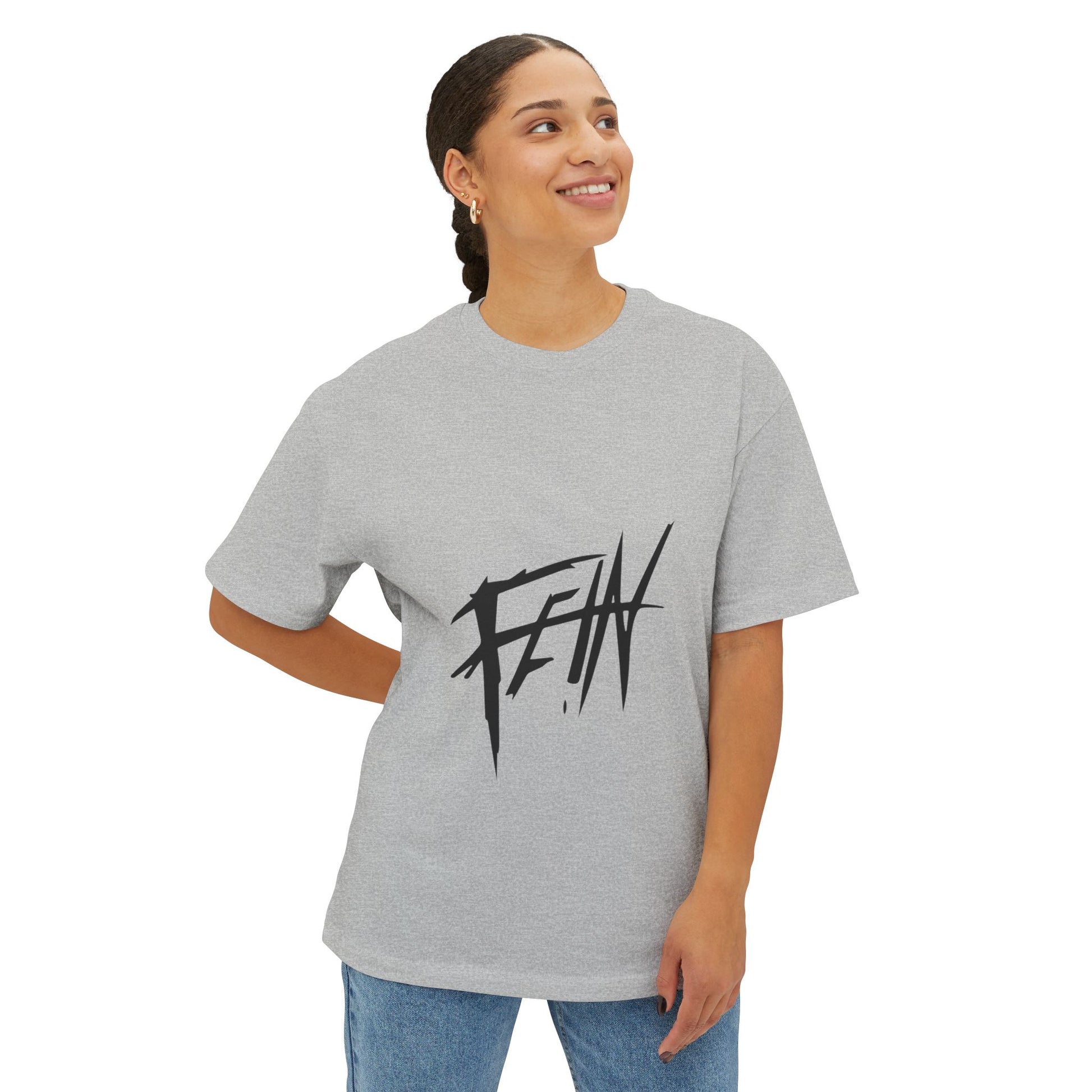 Midnight Frequency Unisex Oversized Boxy Tee - snazzymerch