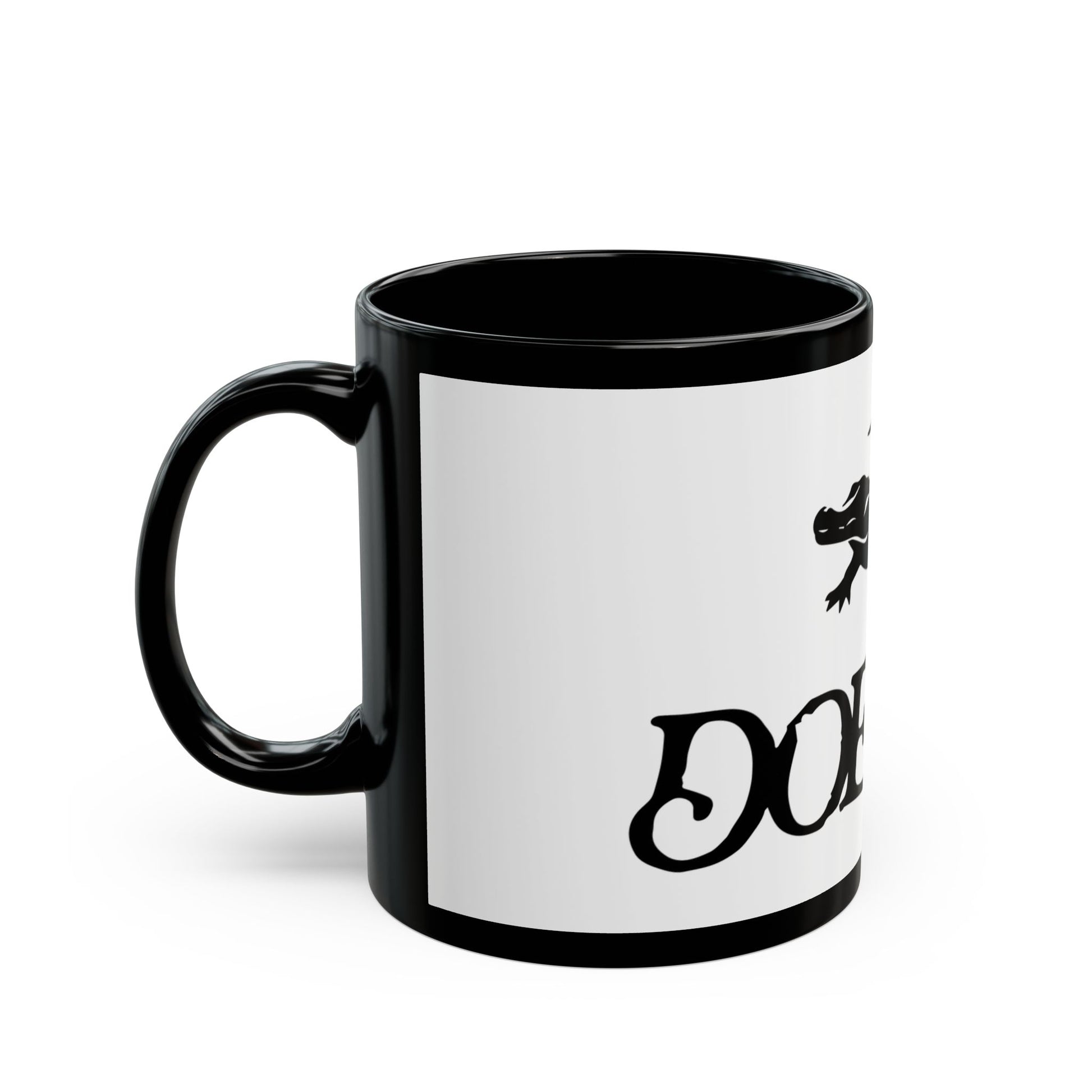 Red Typography Black Mug (11oz, 15oz) - snazzymerch