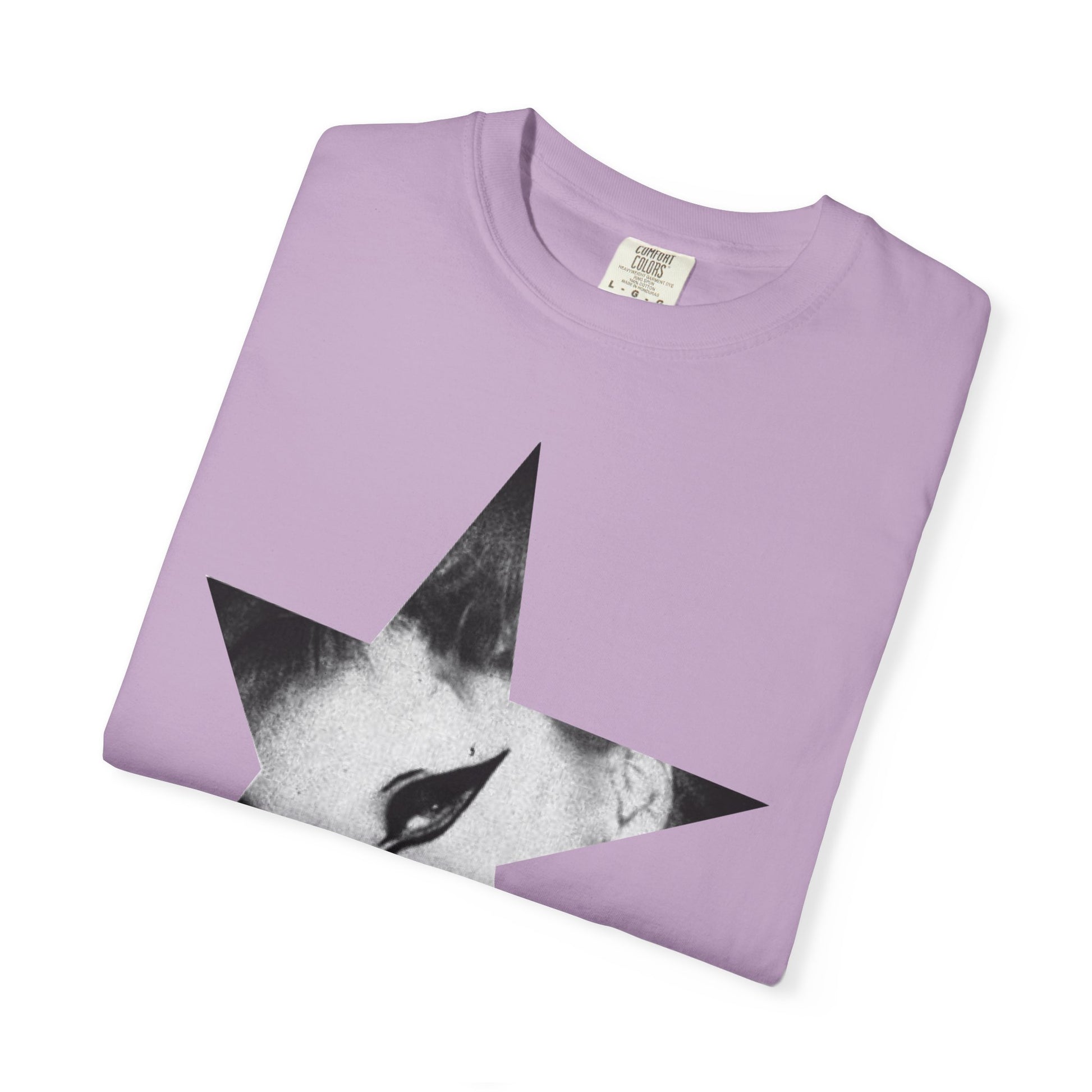 Born This Way Star Face-Unisex Dyed Tshirt Printify