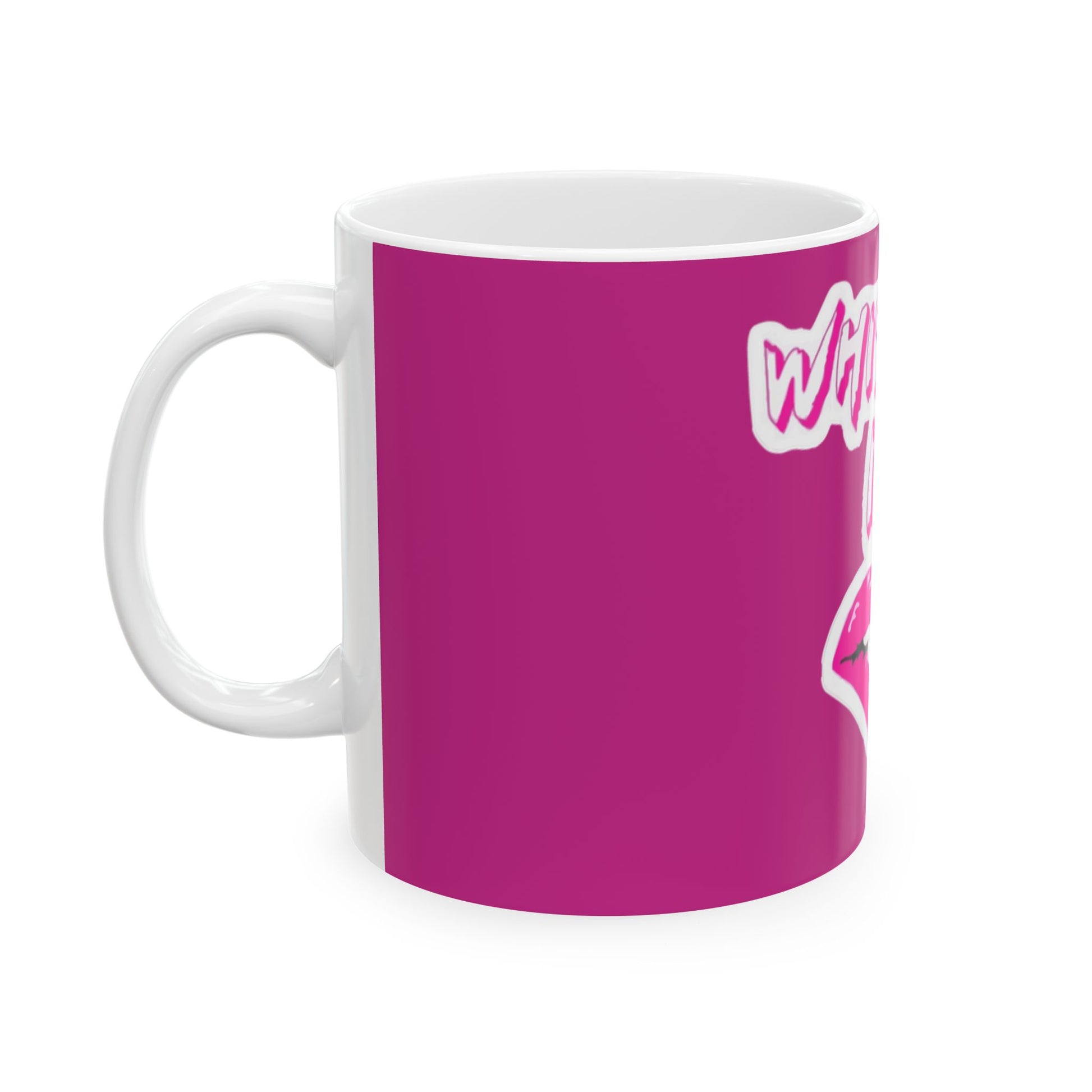 Whisper Lips Ceramic Mug, (11oz, 15oz) - snazzymerch
