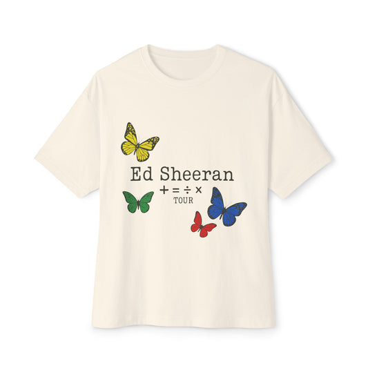 Ed Sheeran Butterfly Boxy Tee | Oversized Fit