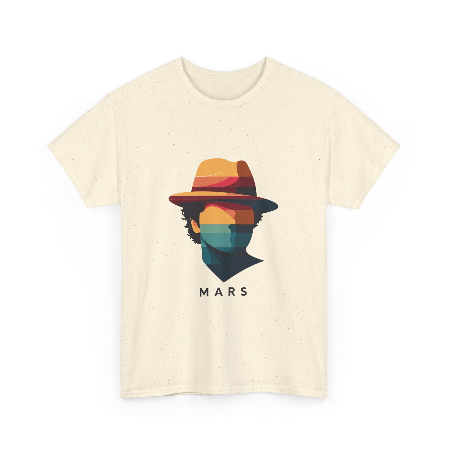Funk Shadow Portrait Unisex Heavy cotton Tee Printify