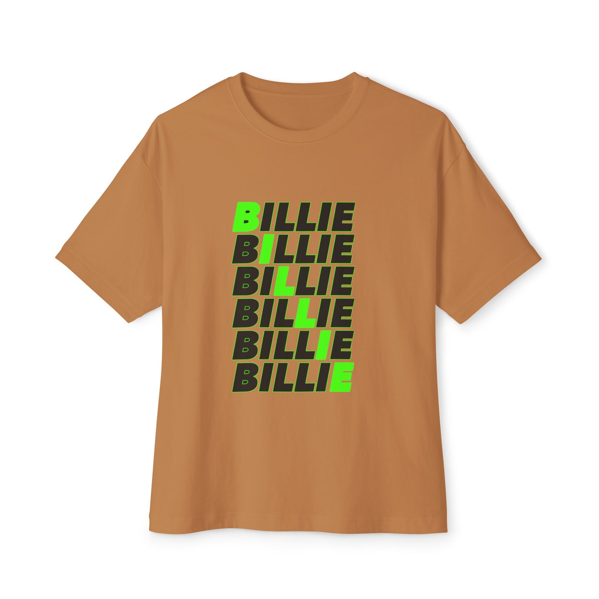 Billie Eilish Inspired Oversized T-Shirt – Minimal Block Statement Edition Printify