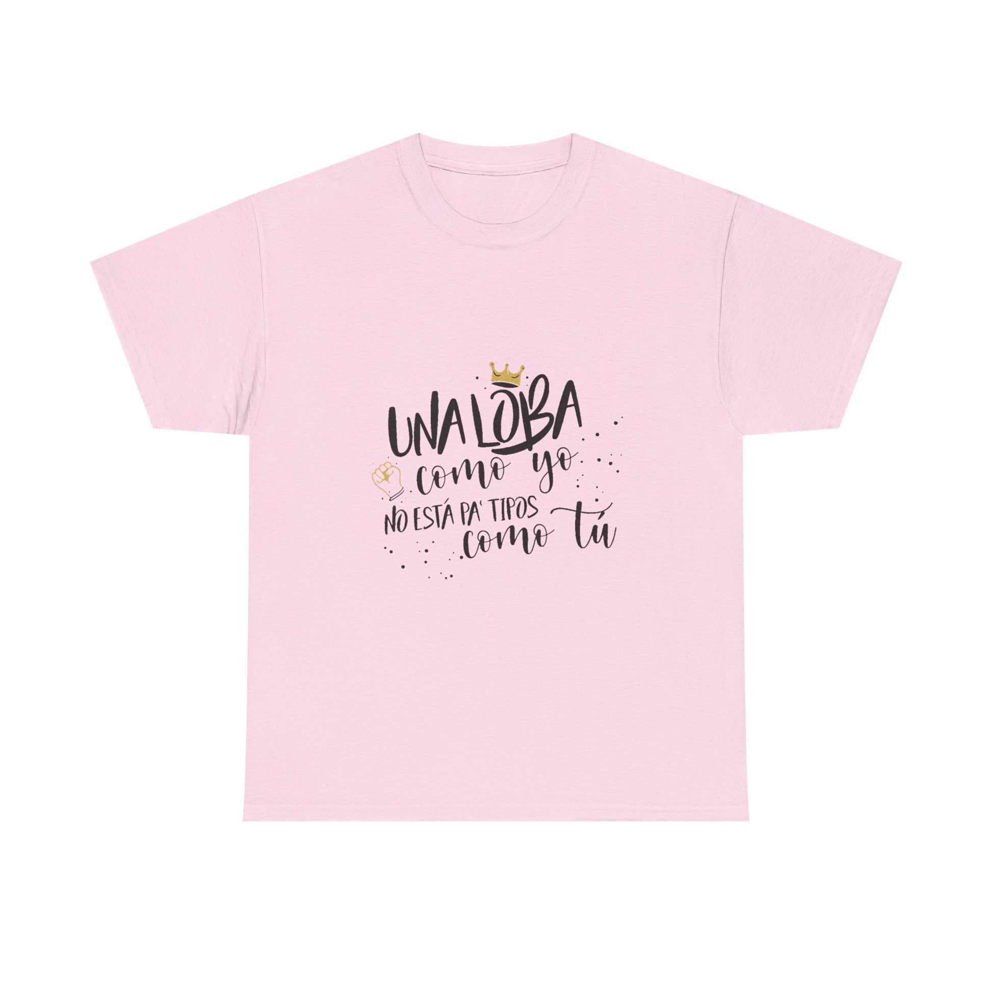 Golden Wolf Energy Unisex Heavy cotton tee Printify