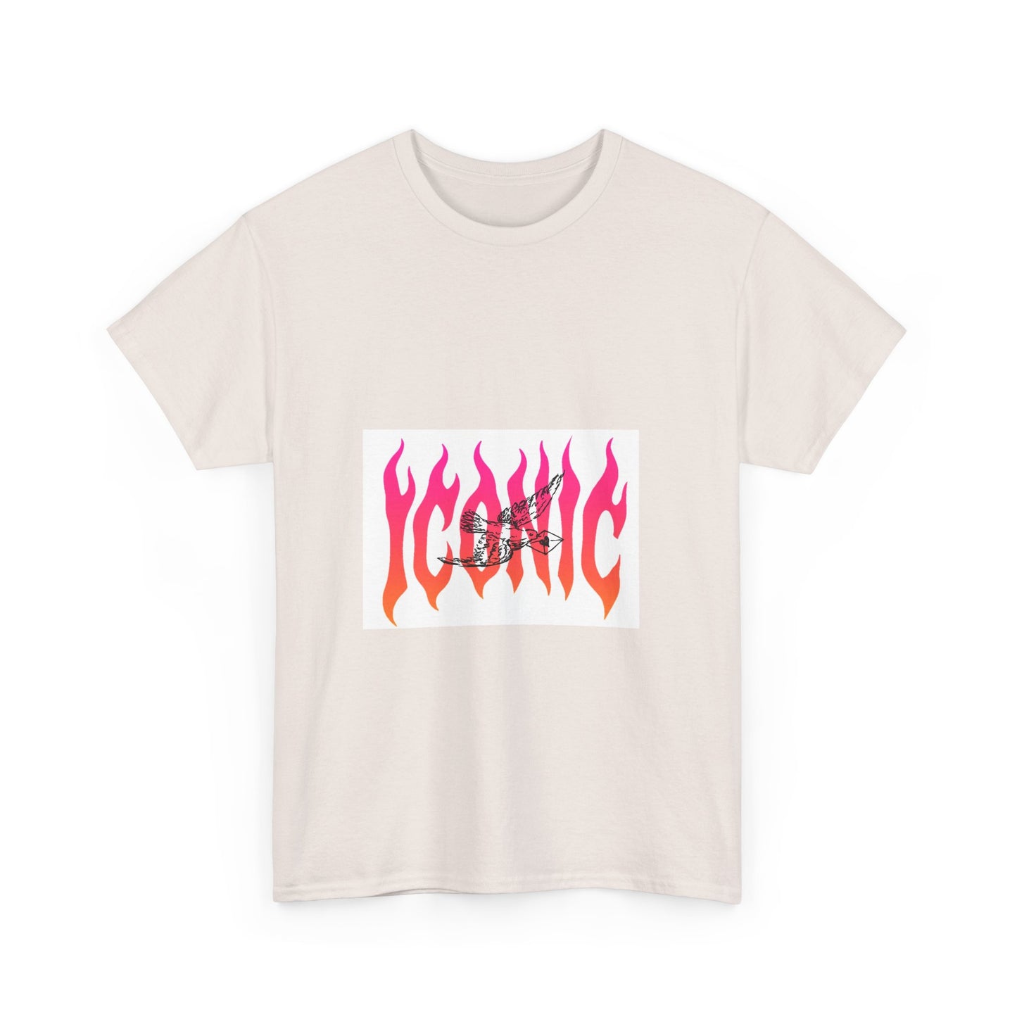 Flame Flight Iconic Unisex Heavy cotton tee Printify