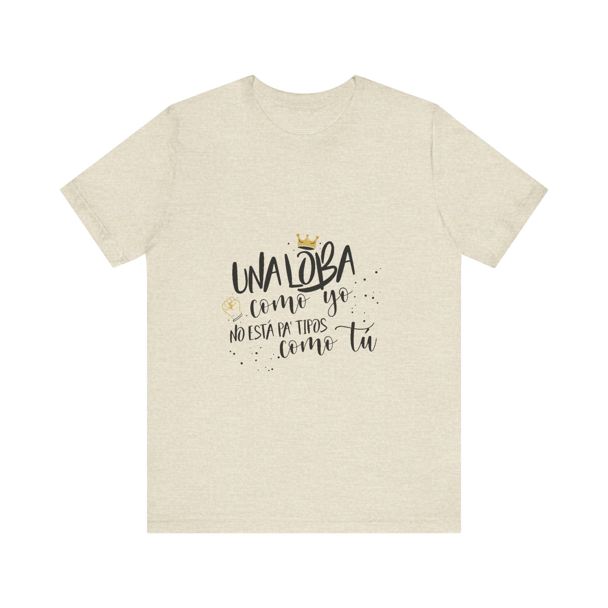 Golden Wolf Energy Unisex jersey short sleeve tee Printify