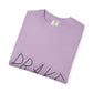 Dra-ke Graffiti Script Dyed Tshirt Printify