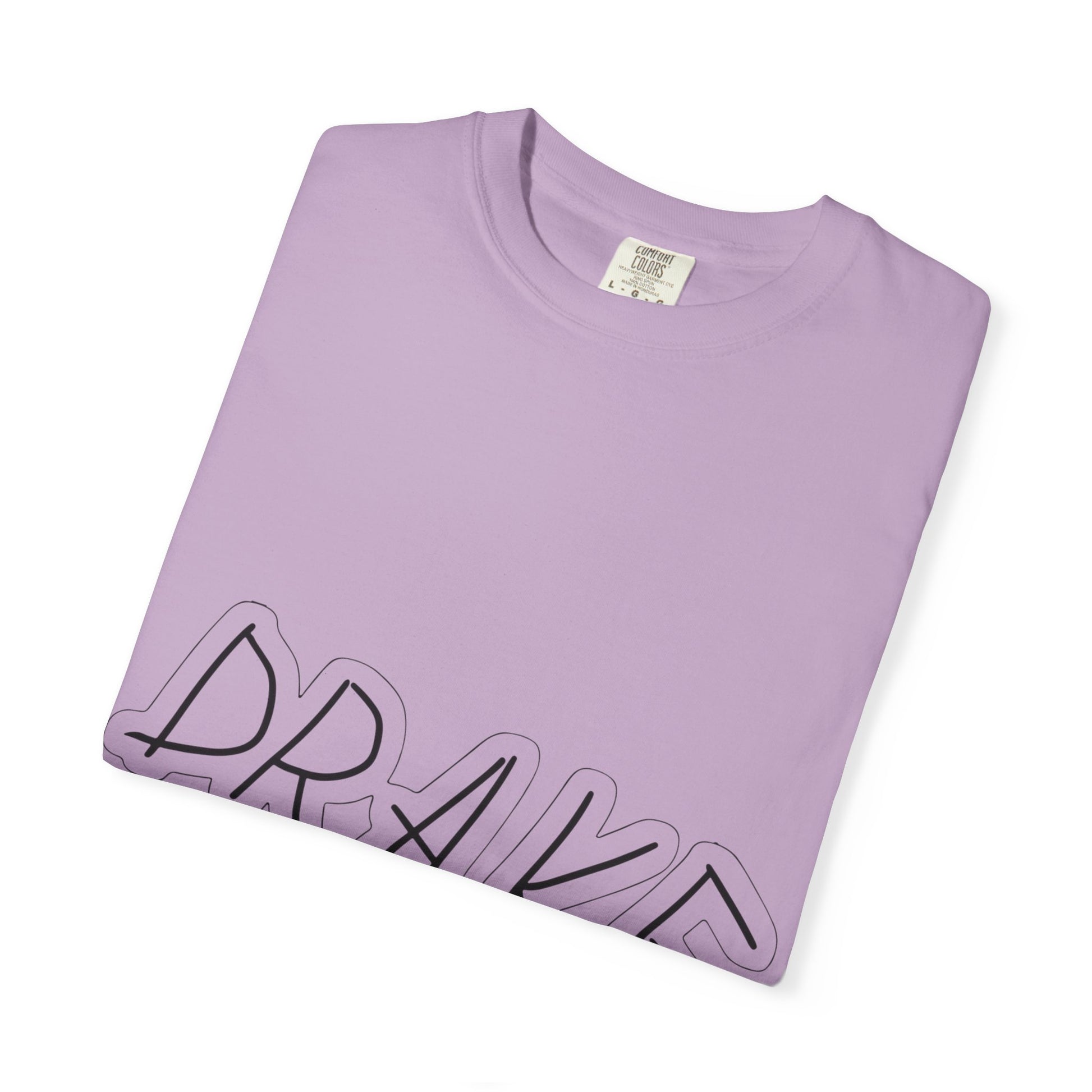 Dra-ke Graffiti Script Dyed Tshirt Printify