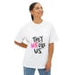 Bold “NOT” Statement Unisex Oversized Boxy Tee - snazzymerch
