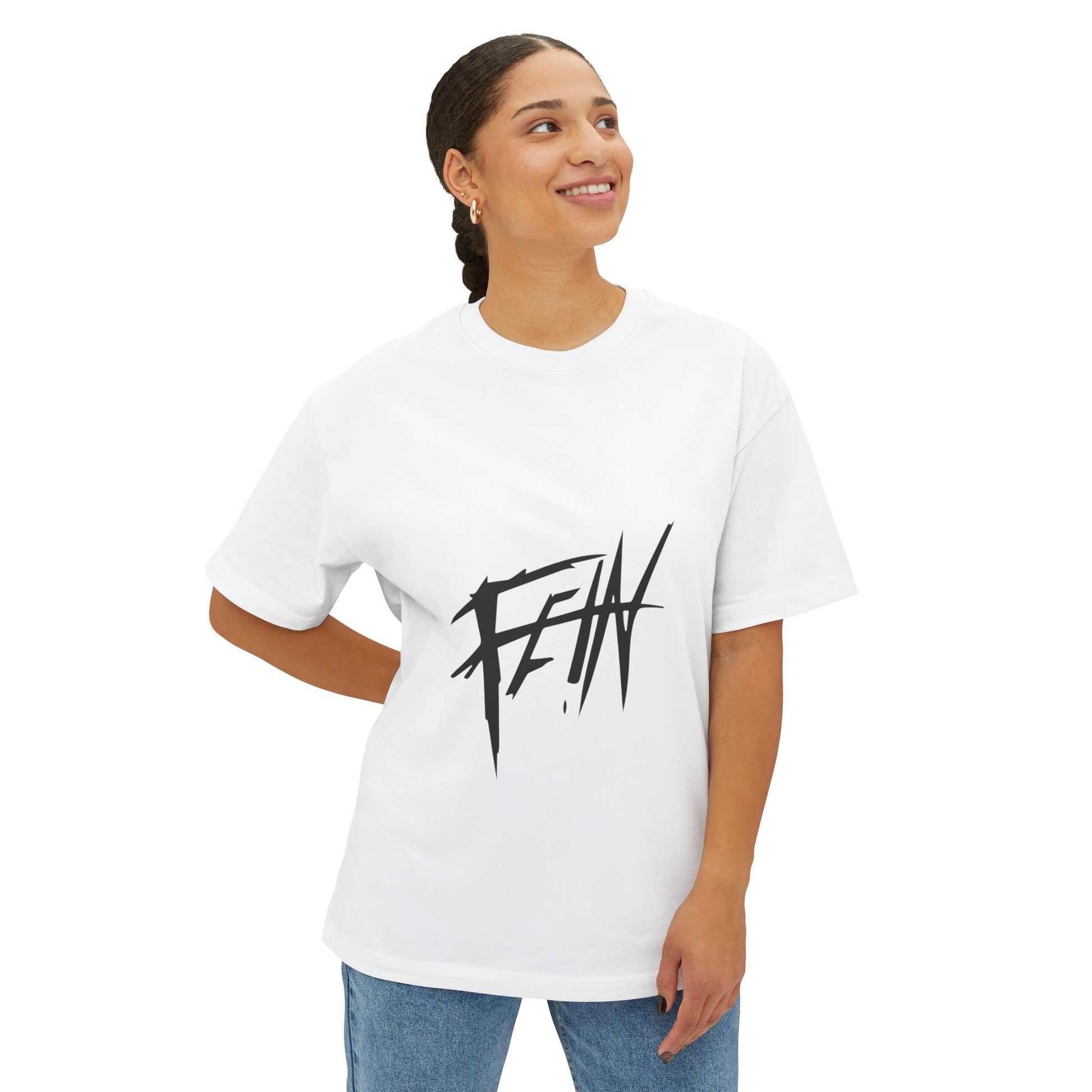 Midnight Frequency Unisex Oversized Boxy Tee - snazzymerch