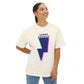 Layered Bolt Vibe Unisex Oversized Boxy tee Printify