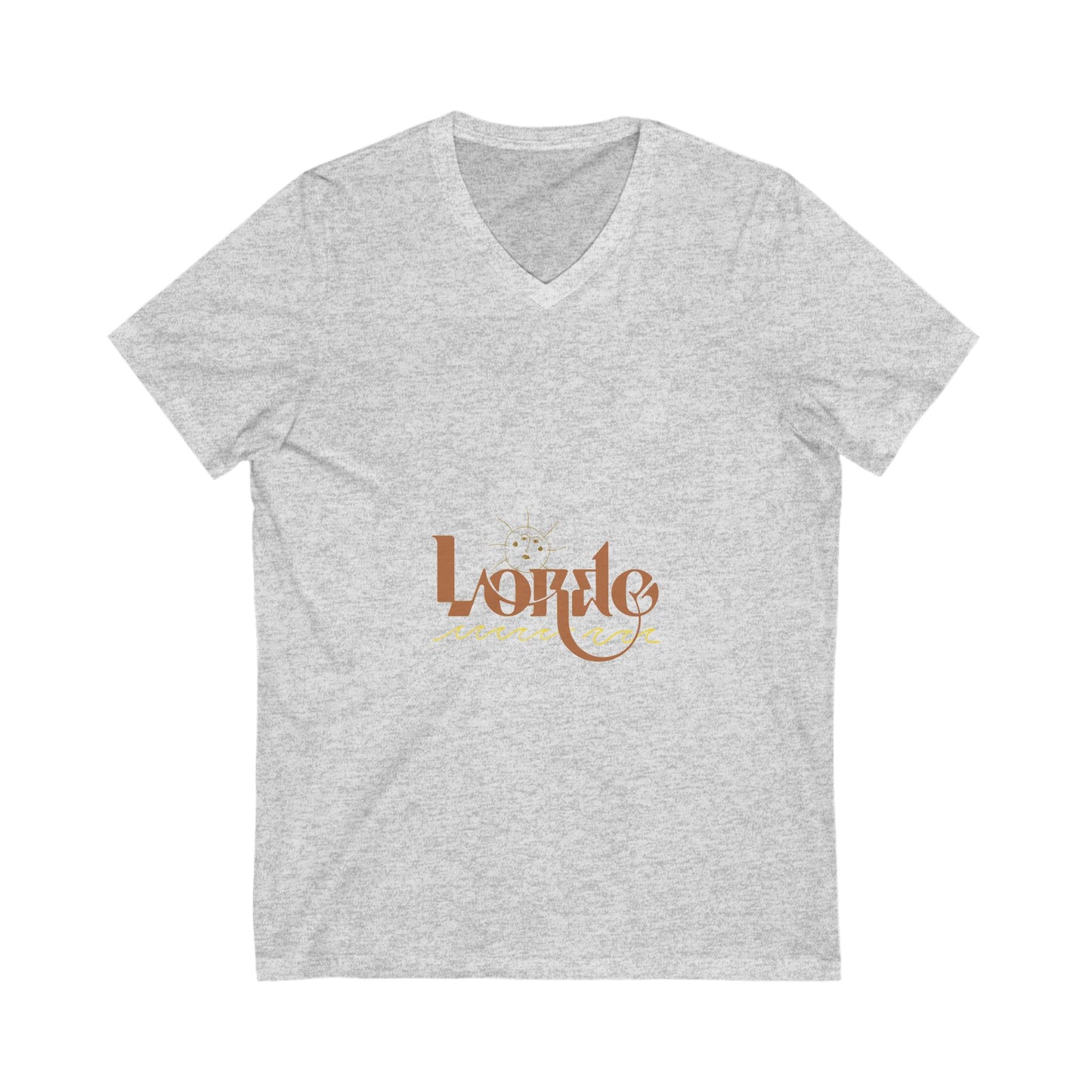 Wave & Sun Unisex Jersey Short Sleeve V-Neck Tee - snazzymerch