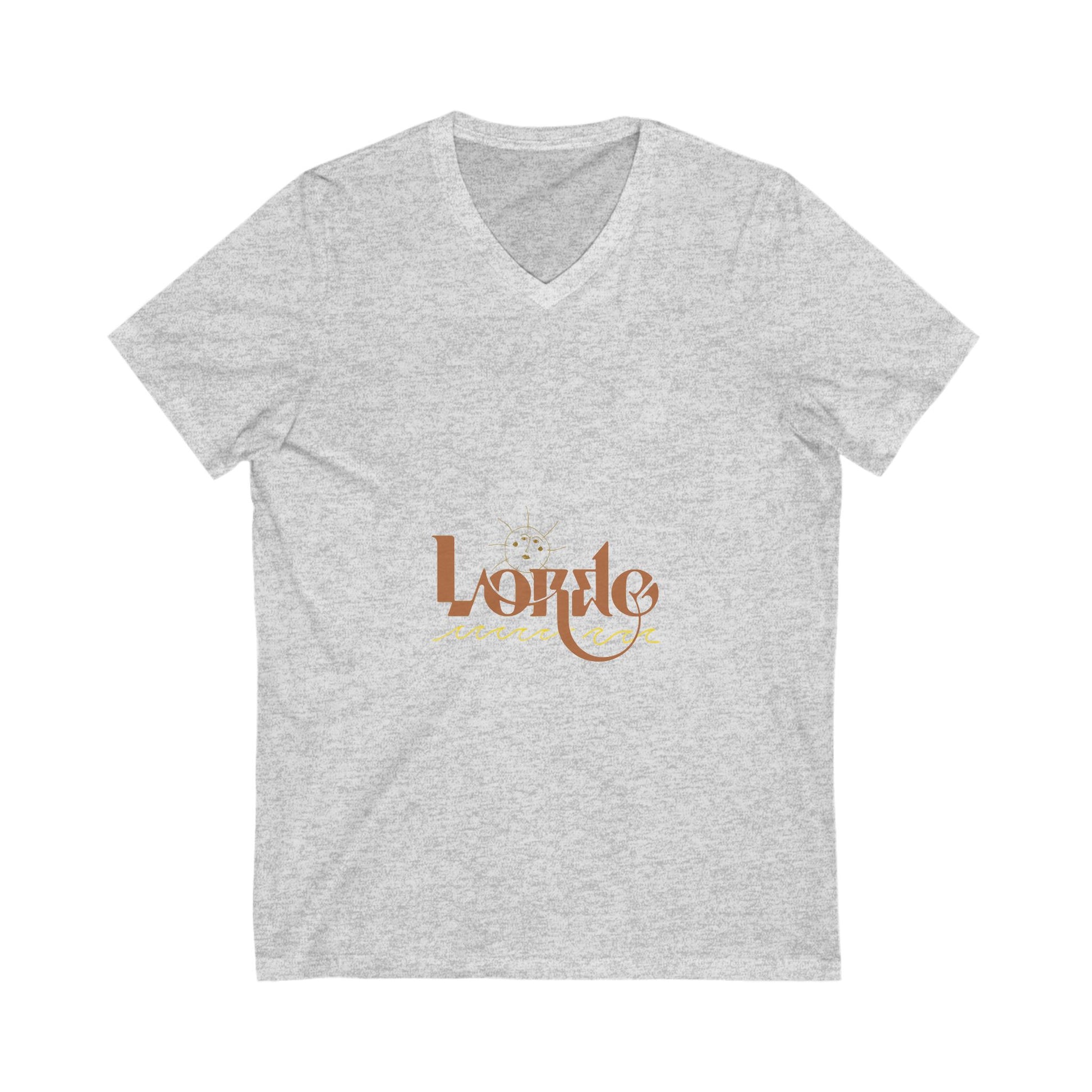 Wave & Sun Unisex Jersey Short Sleeve V-Neck Tee - snazzymerch