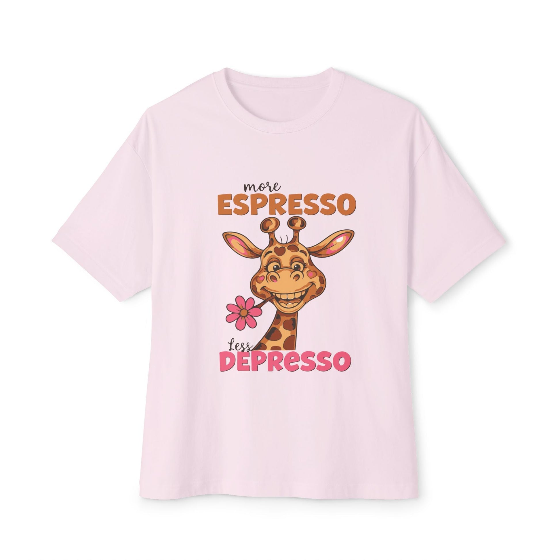 Oversized boxy Tee – Snazzy Espresso Edition Printify