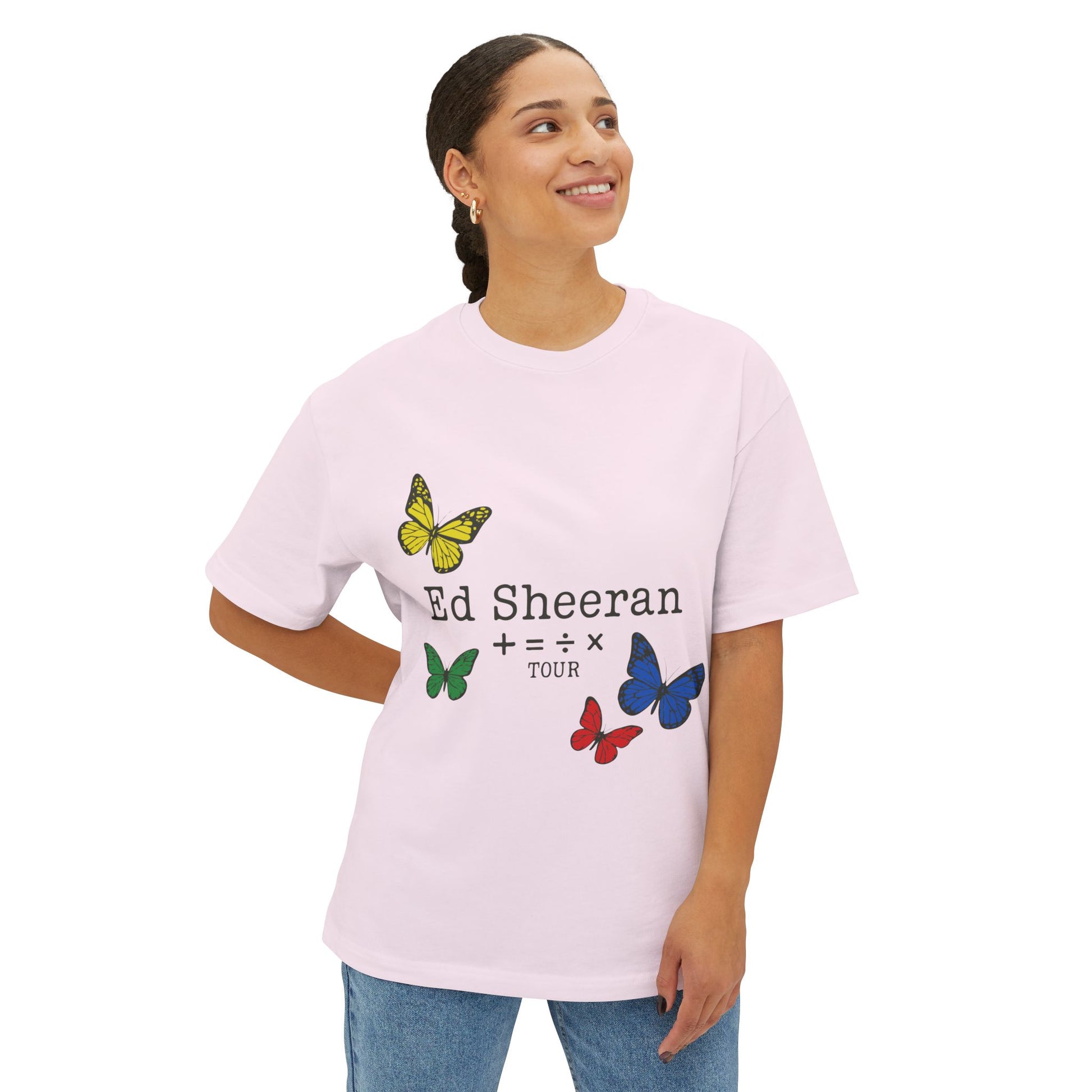 Ed Sheeran Butterfly Boxy Tee | Oversized Fit