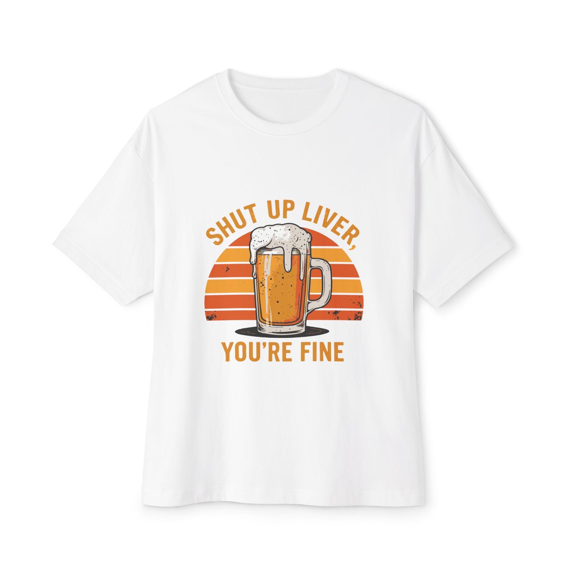 Oversized boxy Tee – Snazzy You're fine Edition Printify