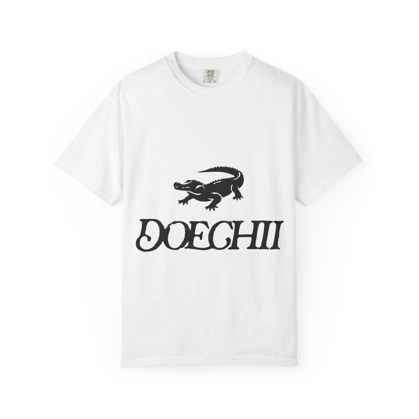 Red Typography Unisex Garment-Dyed T-shirt - snazzymerch