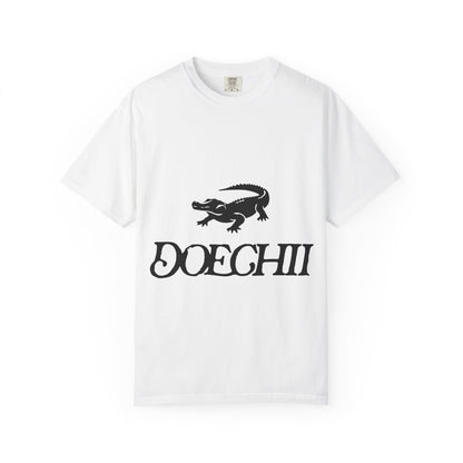 Red Typography Unisex Garment-Dyed T-shirt - snazzymerch