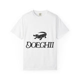 Red Typography Unisex Garment-Dyed T-shirt - snazzymerch