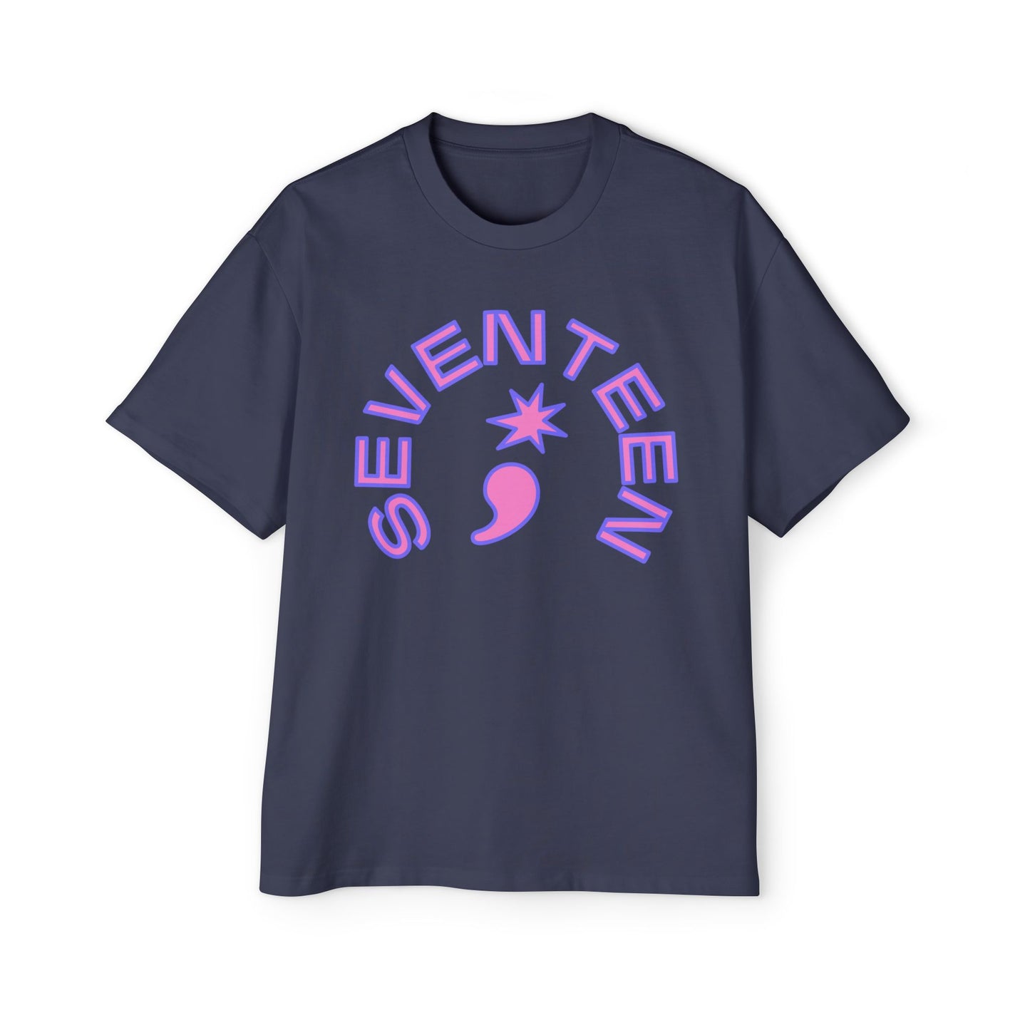 Arc Star Seventeen Men's Heavy Oversized Tee - snazzymerch