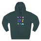 Symbols of 17 Aesthetic Three-Panel Fleece Hoodie - snazzymerch