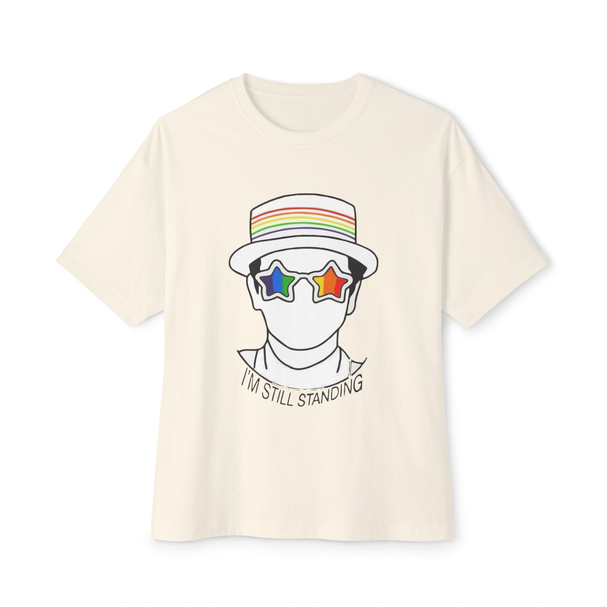 I’m Still Standing Unisex Oversized Boxy Tee - snazzymerch