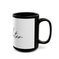 Retro Bold Black Mug (11oz, 15oz) - snazzymerch