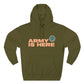 Smiley Army Vibe Three-Panel Fleece Hoodie - snazzymerch