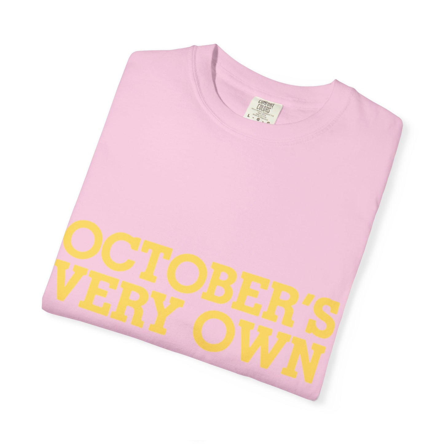 October’s Very Own Bold Logo Dyed Tshirt Printify