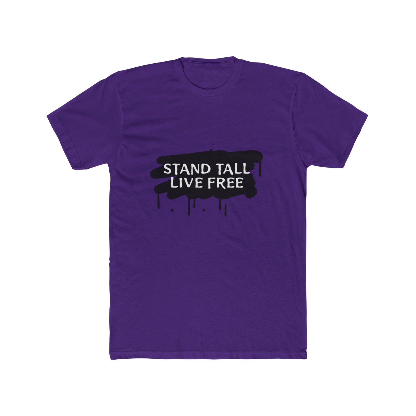 Stand Tall Live Free Unisex Cotton Tee - snazzymerch