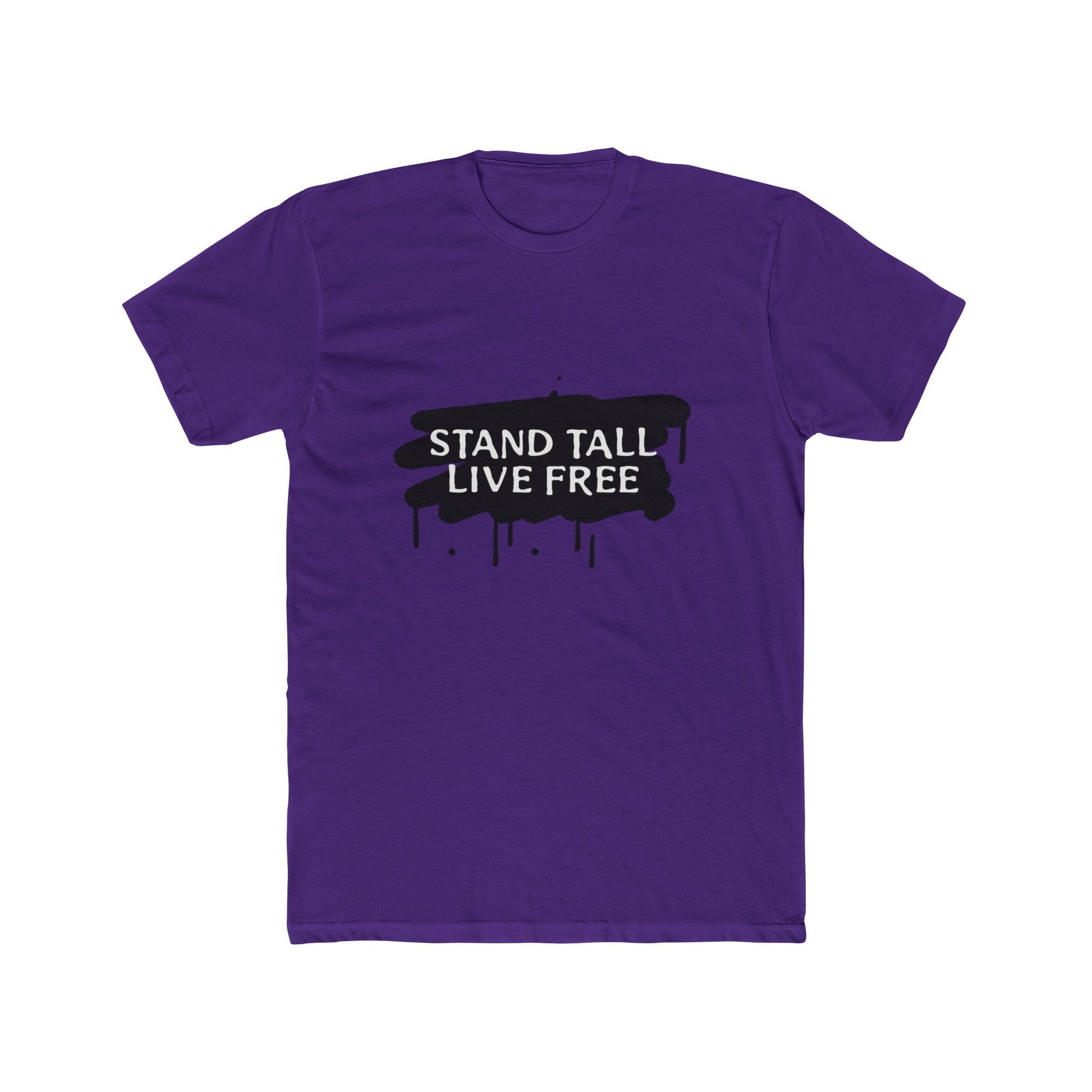 Stand Tall Live Free Unisex Cotton Tee - snazzymerch