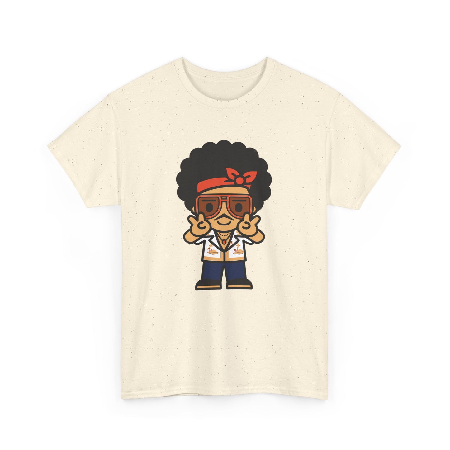Afro Disco Mood Unisex Heavy cotton Tee Printify
