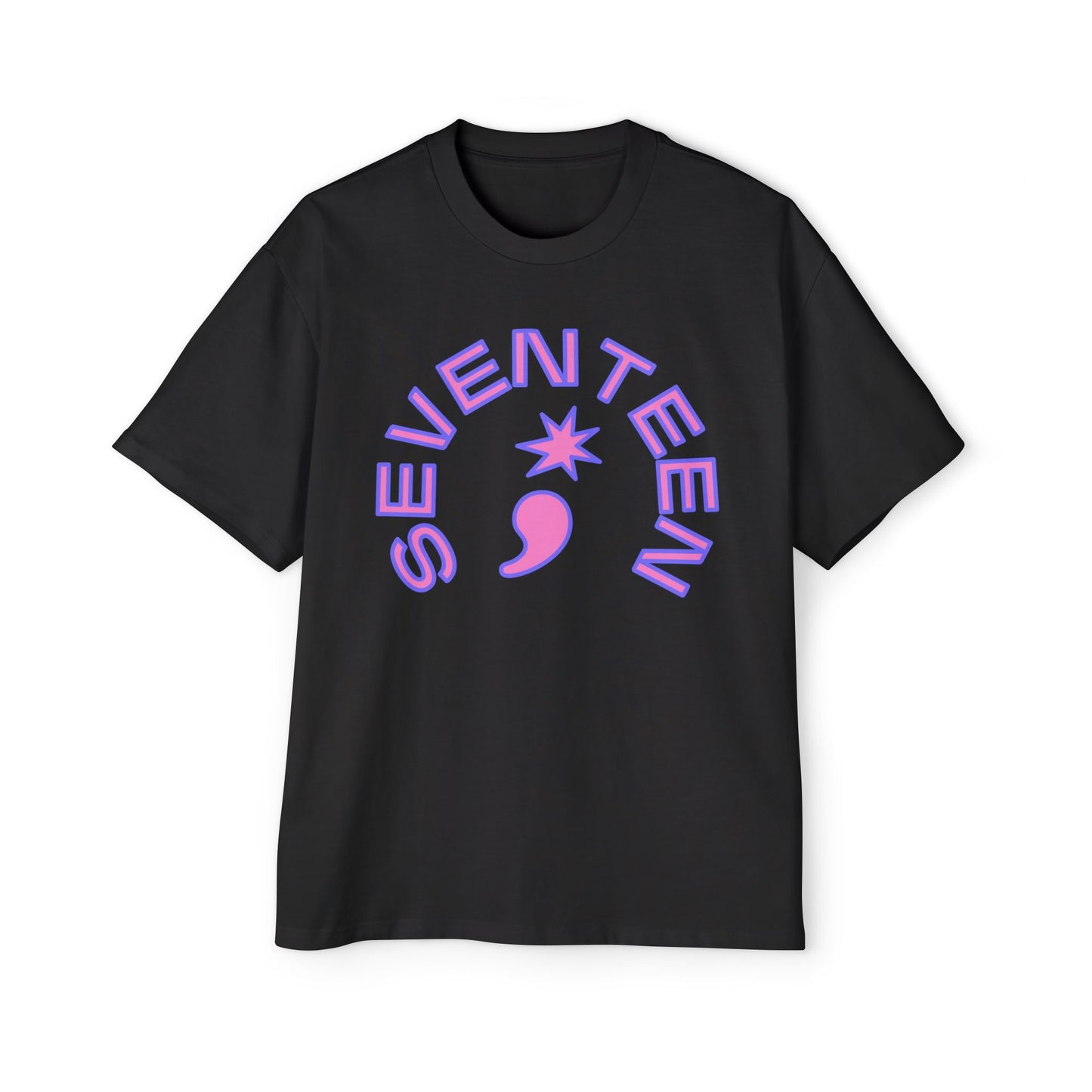 Arc Star Seventeen Men's Heavy Oversized Tee - snazzymerch