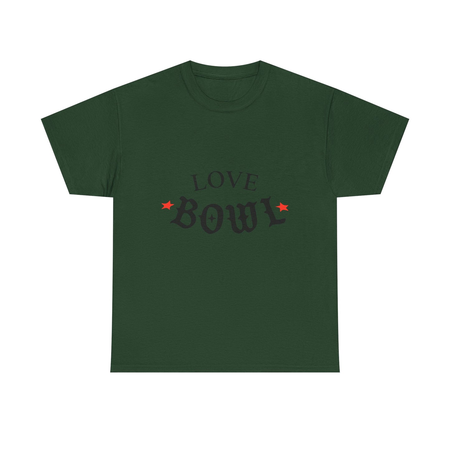 Love Bowl Retro Unisex Heavy Cotton Tee - snazzymerch