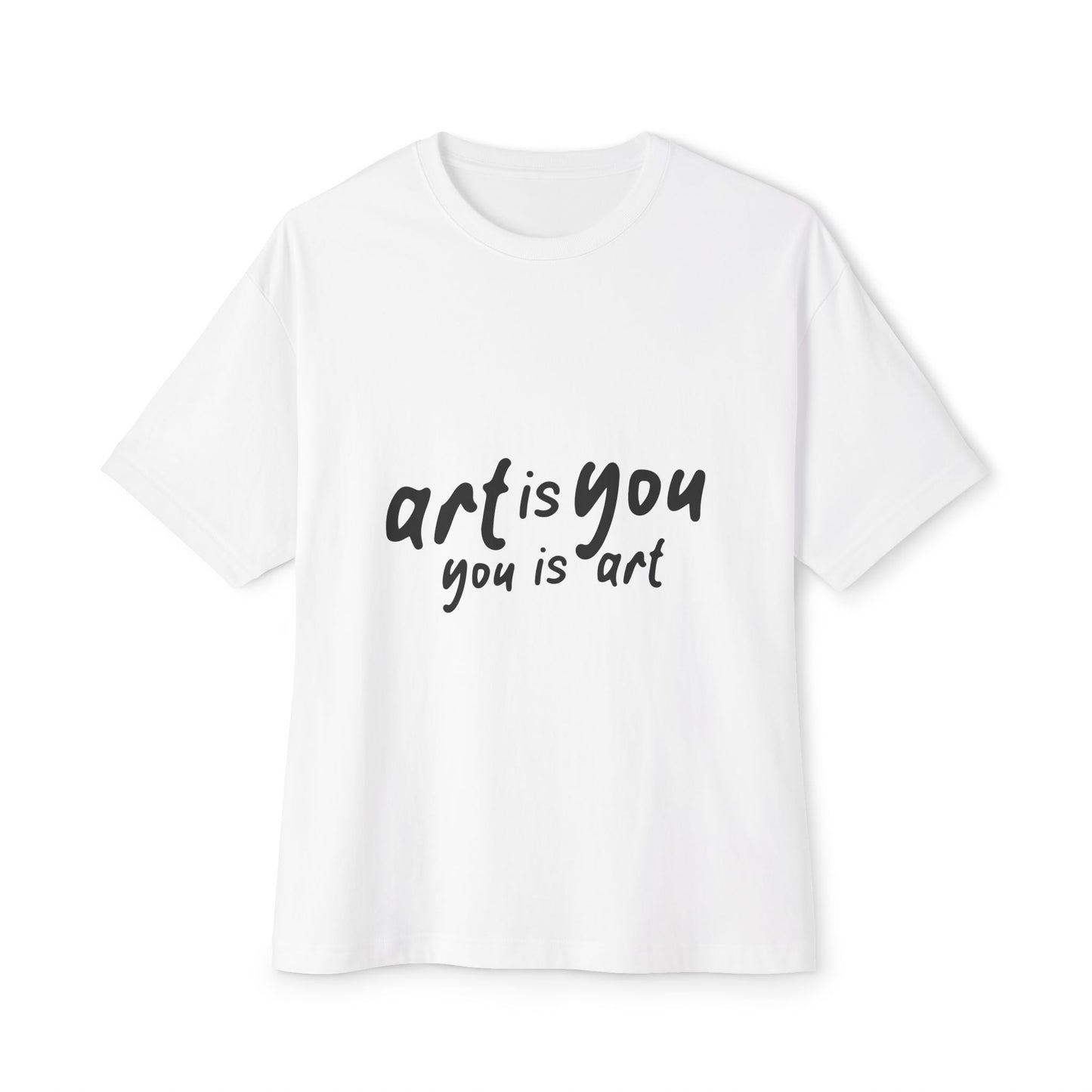 Red Scribble Heart Unisex Oversized Boxy Tee - snazzymerch