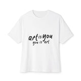 Red Scribble Heart Unisex Oversized Boxy Tee - snazzymerch